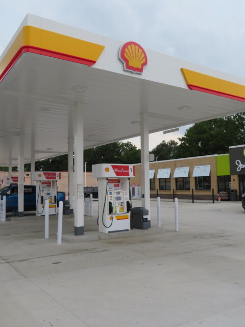 Shell canopy built by TFC.