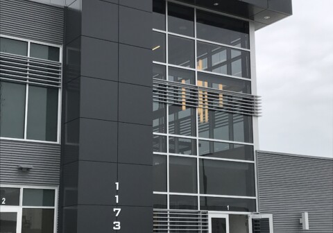 MCM wall paneling designed, fabricated, and installed by TFC.