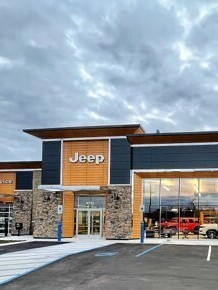 Jeep Car Dealership with TFC mcm wall paneling.